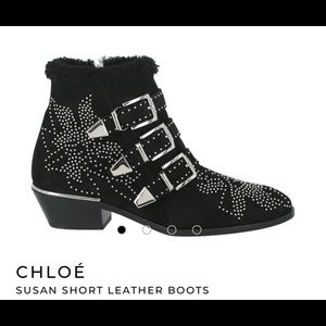 NWT Chloe Short Leather Boot size 8.5